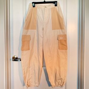 Adidas Cream Cargo Pants, NWT